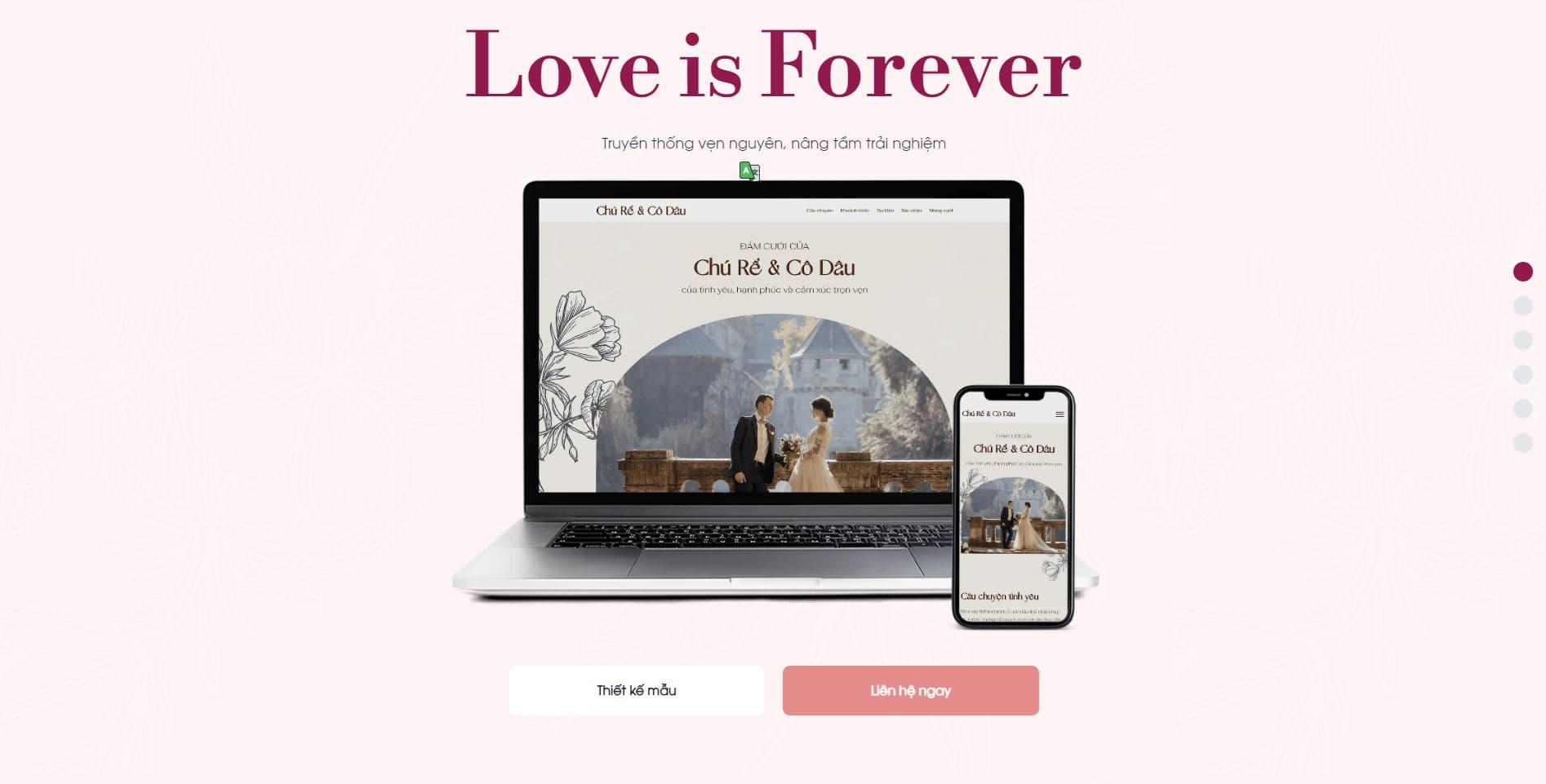 Wedding Landing Page